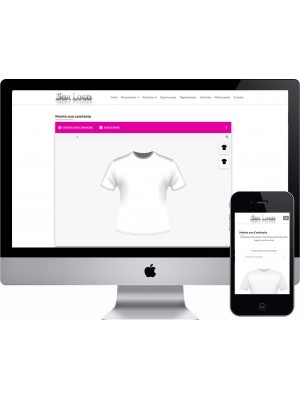 Criação de Site Personalização de Produtos Camisetas, Canecas, Outros